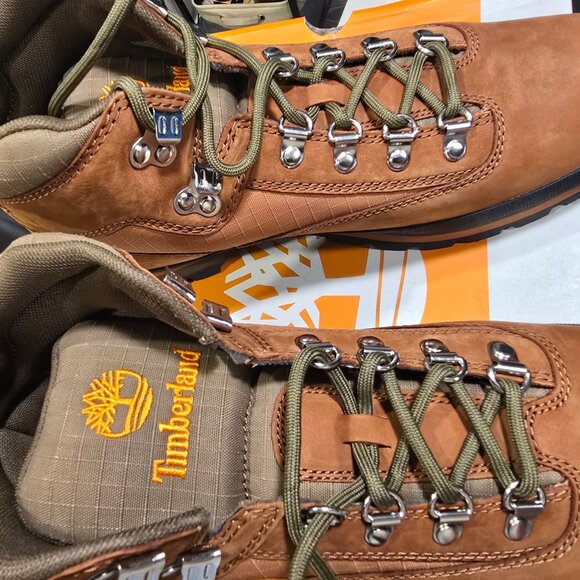 Timberland Euro Hiker Lace Up Men's Boots Rust Nubuck TB0A61YXF13 Size 10.5 NEW - Picture 10 of 12